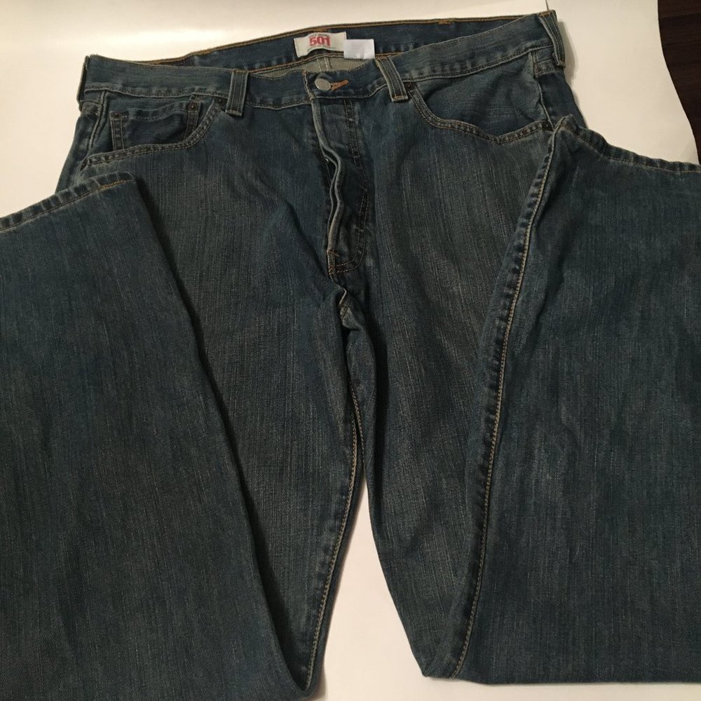 Levi's 501 XX Jeans Mens W38 x L30 Straight Leg Button Fly - Picture 9 of 12